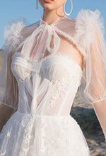 Sweetheart A-Line Tulle Wedding Dress with Bolero