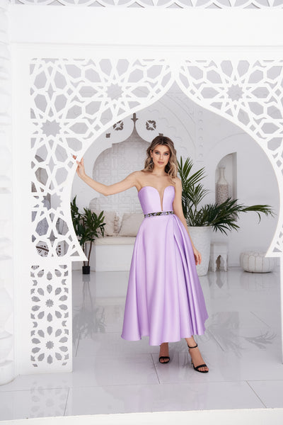 Strapless Mikado Prom Dress Made to Measure