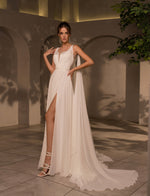 Fairy A-Line Wedding Dress With Angel Wings