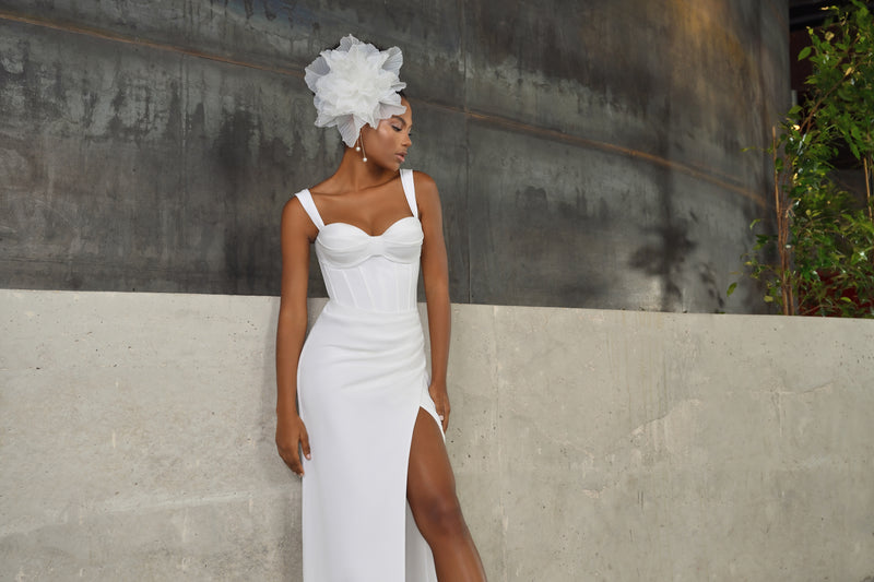 Robe de mariée sirène minimaliste Sweatheart