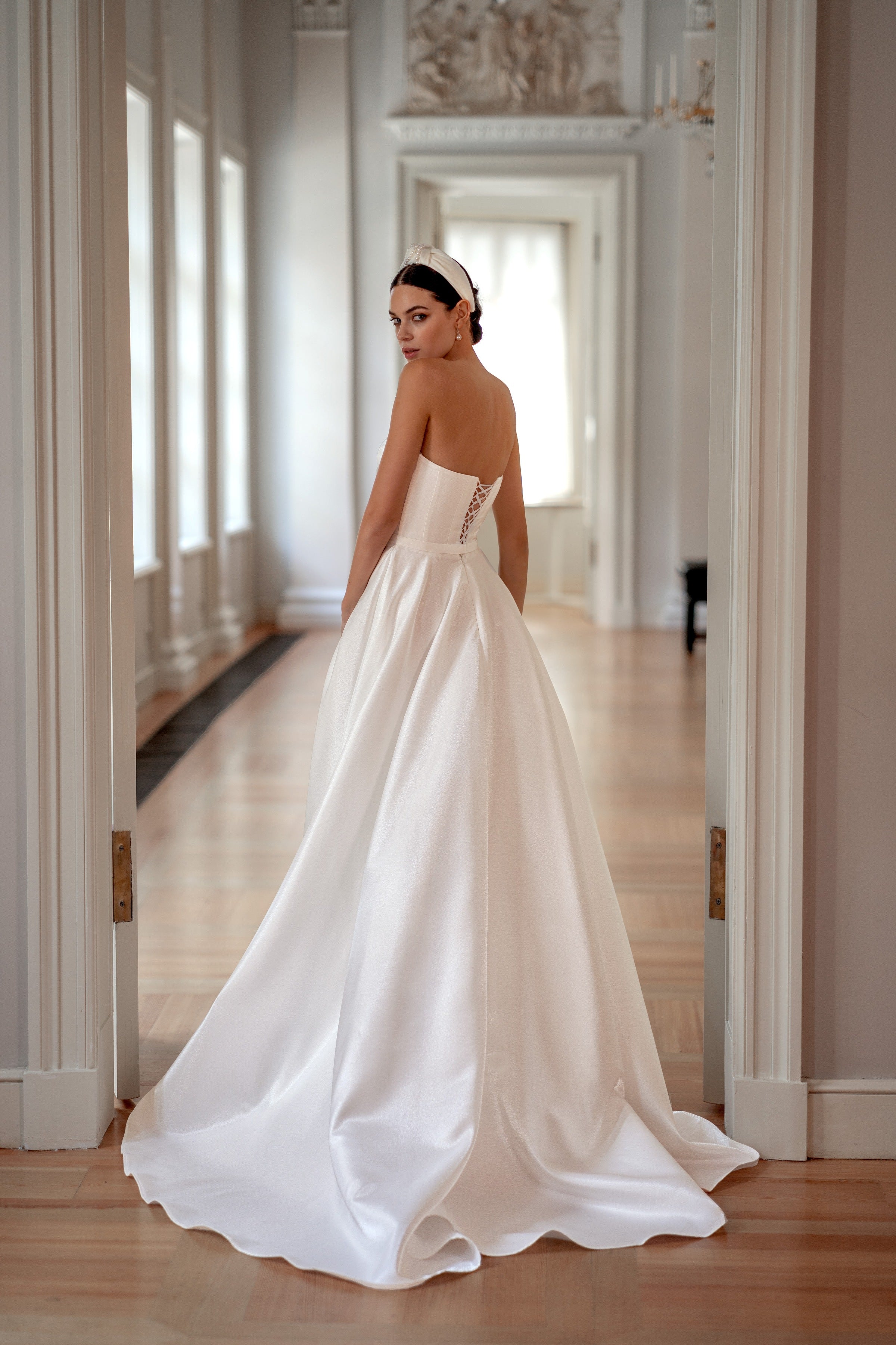 A-Line Strapless Simple Wedding Dress Made to Measure A-Line Strapless Simple Wedding Dress Made to Measure