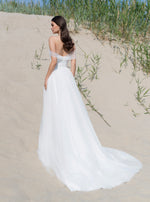 Off-Shoulder A-Line Wedding Dress