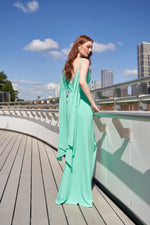 Spaghetti Strap Elegant Long Evening Dress