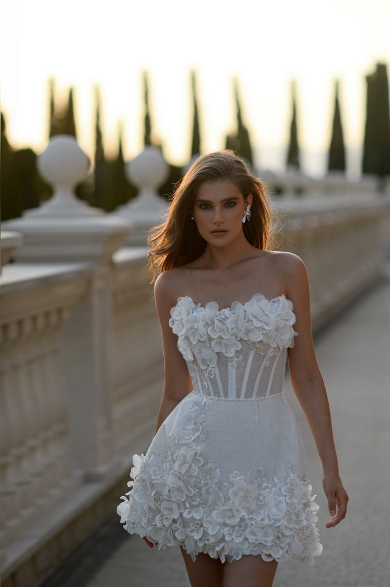 Sparkling Blossom Mini Dress