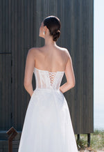 Strapless A-Line Wedding Dress with Bolero