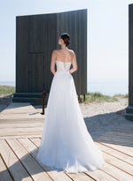 Strapless A-Line Wedding Dress with Bolero