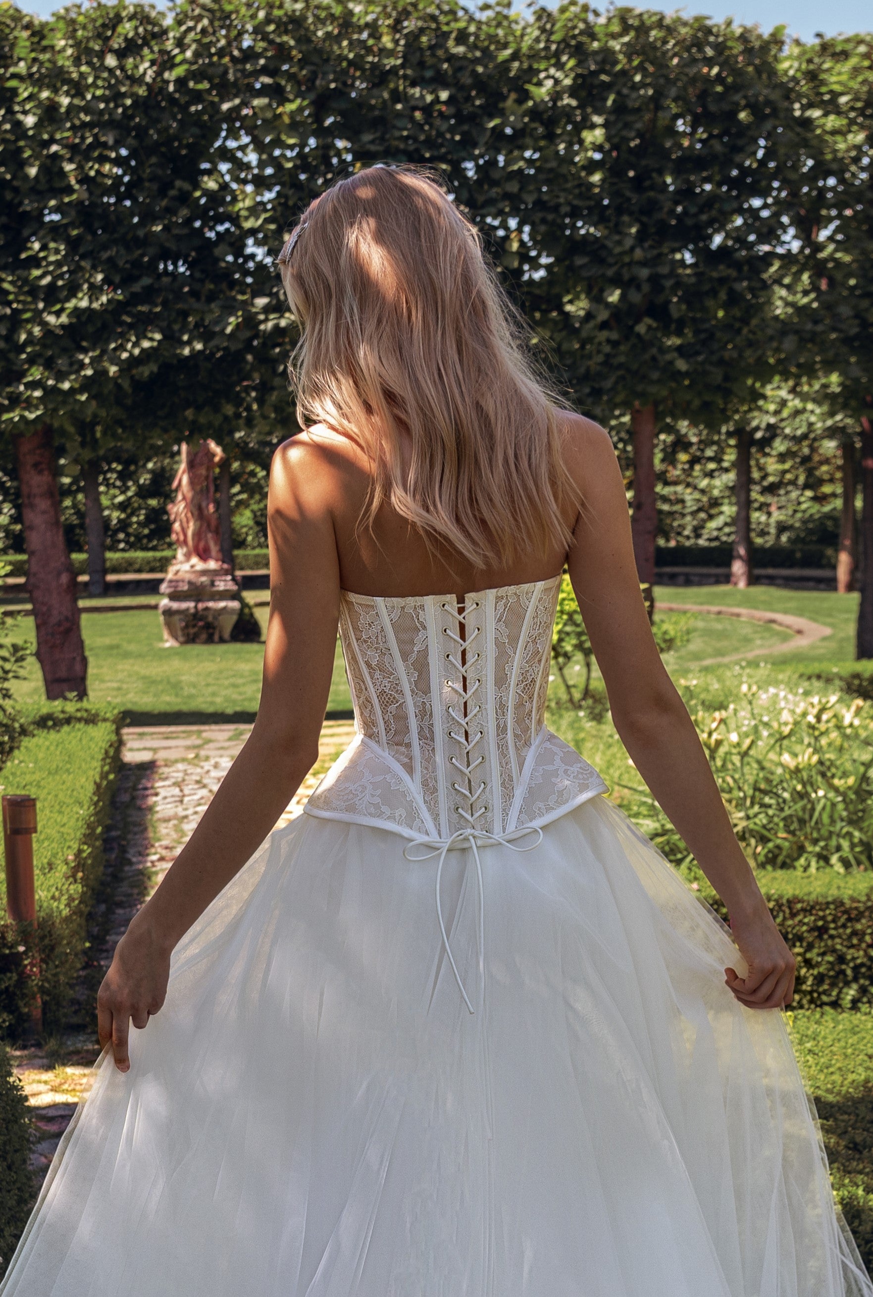 Sweetheart Lace Corset A-Line Wedding Dress – HAREM's Brides