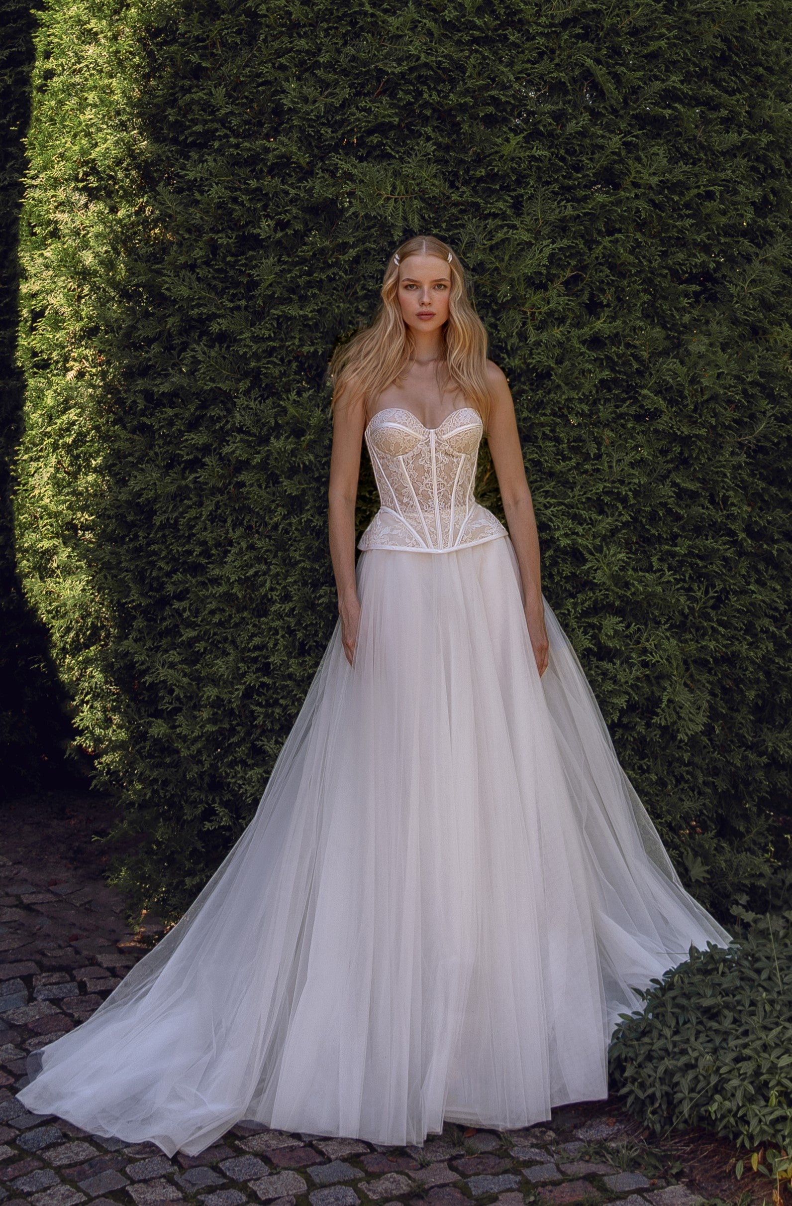 Sweetheart Lace Corset A-Line Wedding Dress – HAREM's Brides