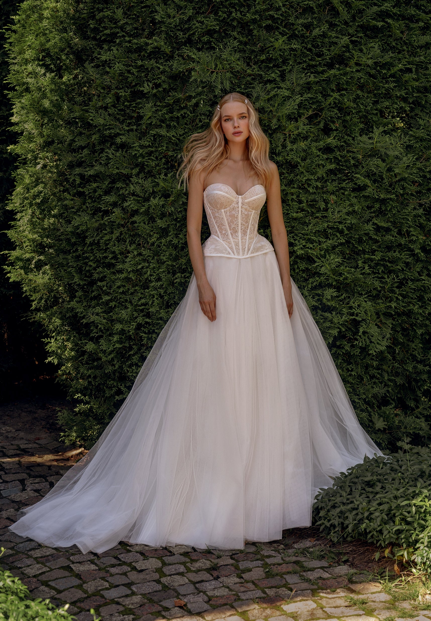 Sweetheart Lace Corset A-Line Wedding Dress – HAREM's Brides
