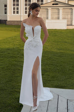 Sweetheart Mermaid Bridal Dress with Beautiful Details