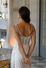 Modern Muse Glitter Spaghetti Strap Gown
