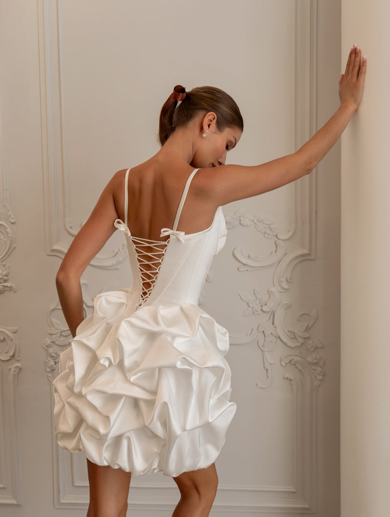 white christmas dresses Lauren Elaine Mirrorball Mini