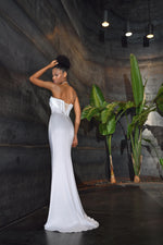 Mermaid Wrap Sweatheart Wedding Dress