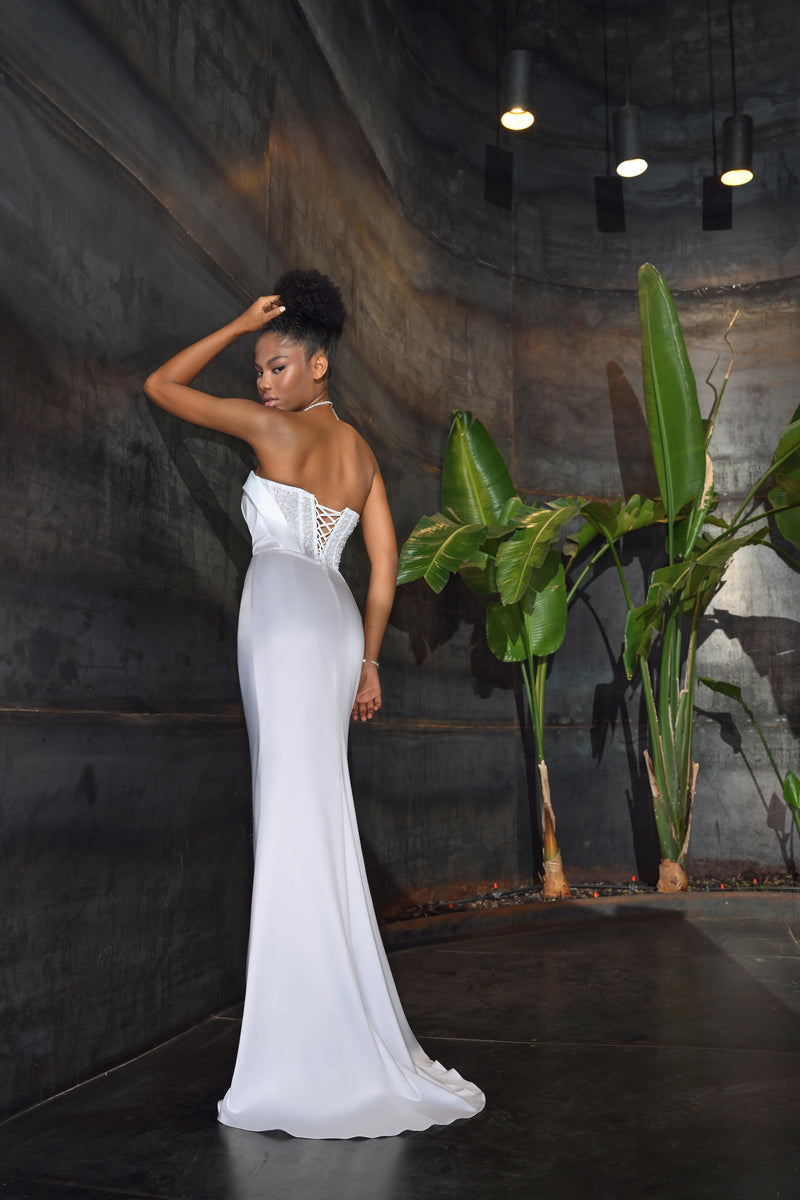 heart shaped mermaid wedding dress Milla Nova, Luciana Wedding Dress Save 39%