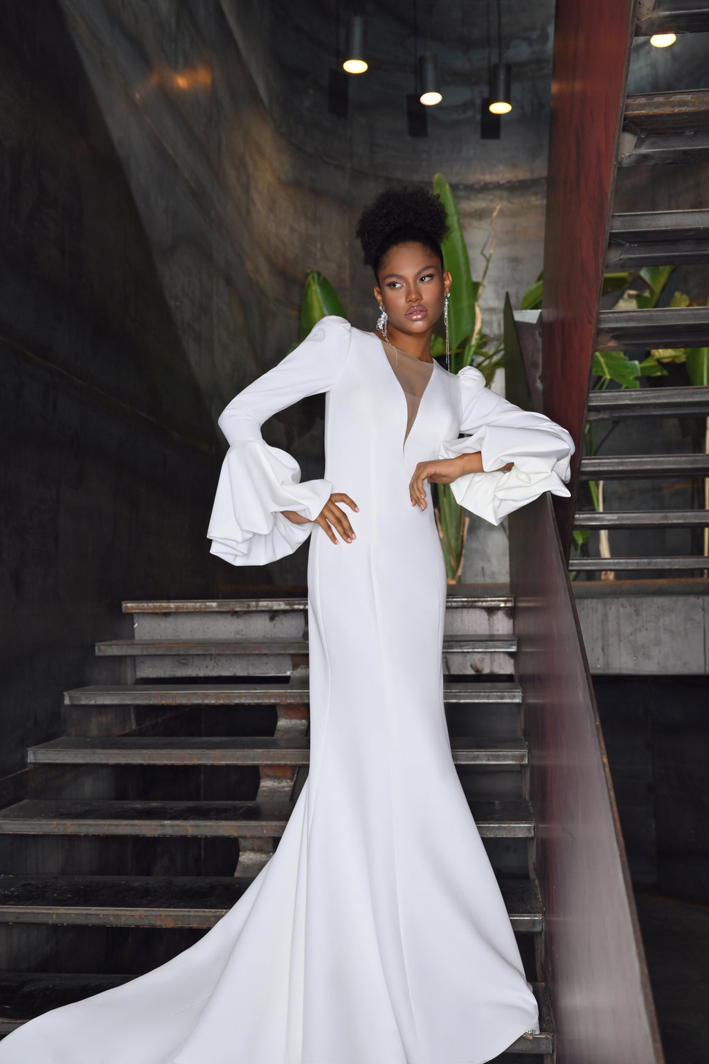 long sleeve event dress Trumpet Minimalist Modest Wedding placed beadwork that provides Women's Satin Flutter Short icon:dpyp-pocket Size:10 - 11 Years