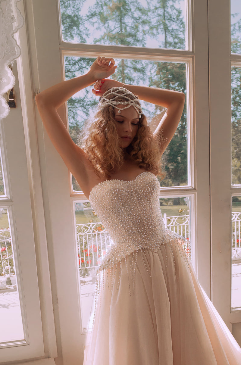 Why Is My Geek Bar Pulse Not Hitting So Chic: Strapless Pearl-Embellished Tulle Ball Gown Why Is My Geek Bar Pulse Not Hitting So Chic: Strapless Pearl-Embellished Tulle Ball Gown