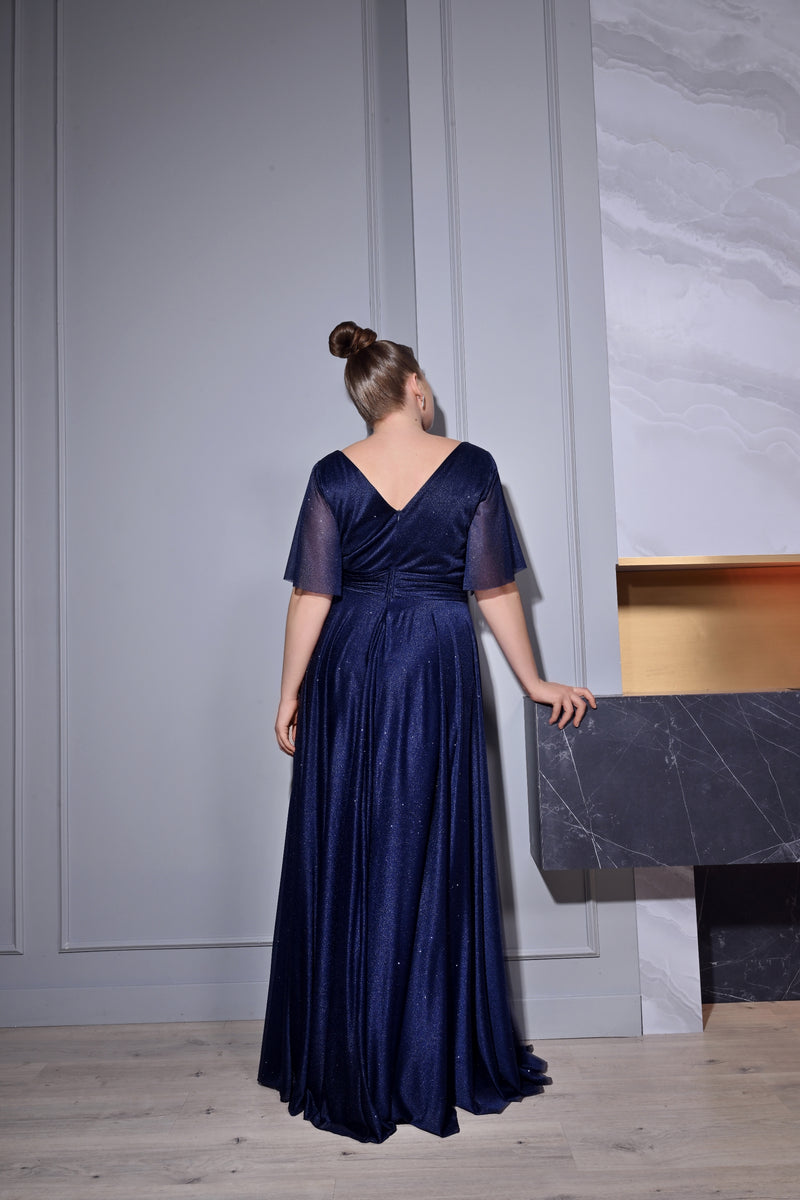 Short Sleeves A-Line Plus-Size Occasion Dresses HAREM's Brides Short Sleeves A-Line Plus-Size Occasion Dresses HAREM's Brides