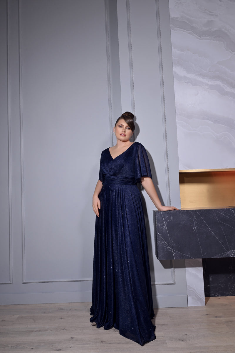 Short Sleeves A-Line Plus-Size Occasion Dresses HAREM's Brides Short Sleeves A-Line Plus-Size Occasion Dresses HAREM's Brides
