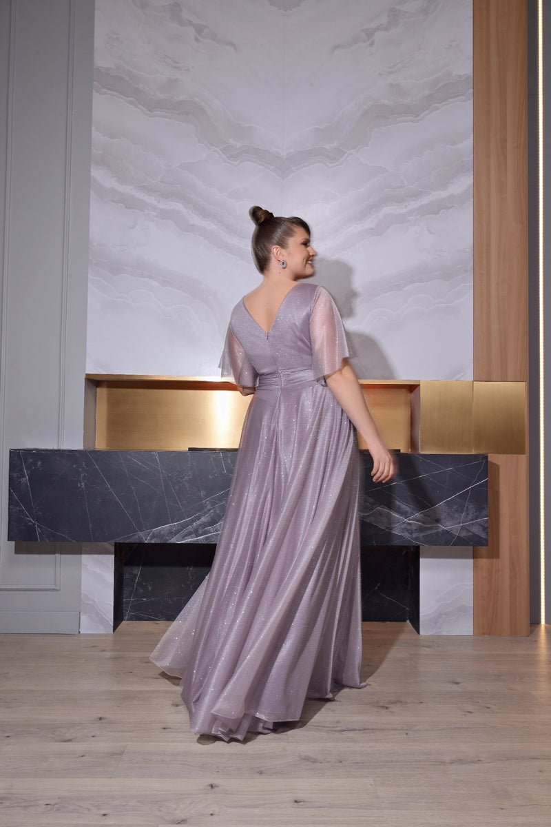 Short Sleeves A-Line Plus-Size Occasion Dresses HAREM's Brides Short Sleeves A-Line Plus-Size Occasion Dresses HAREM's Brides
