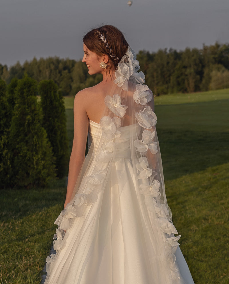 Classy Minimalist Wrap-around White Dress