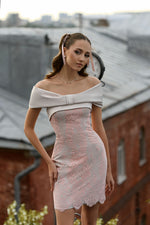 Off the Shoulder Mini Prom Dress