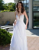 Gorgeous Strapless Sheath Romantic Bridal Dress