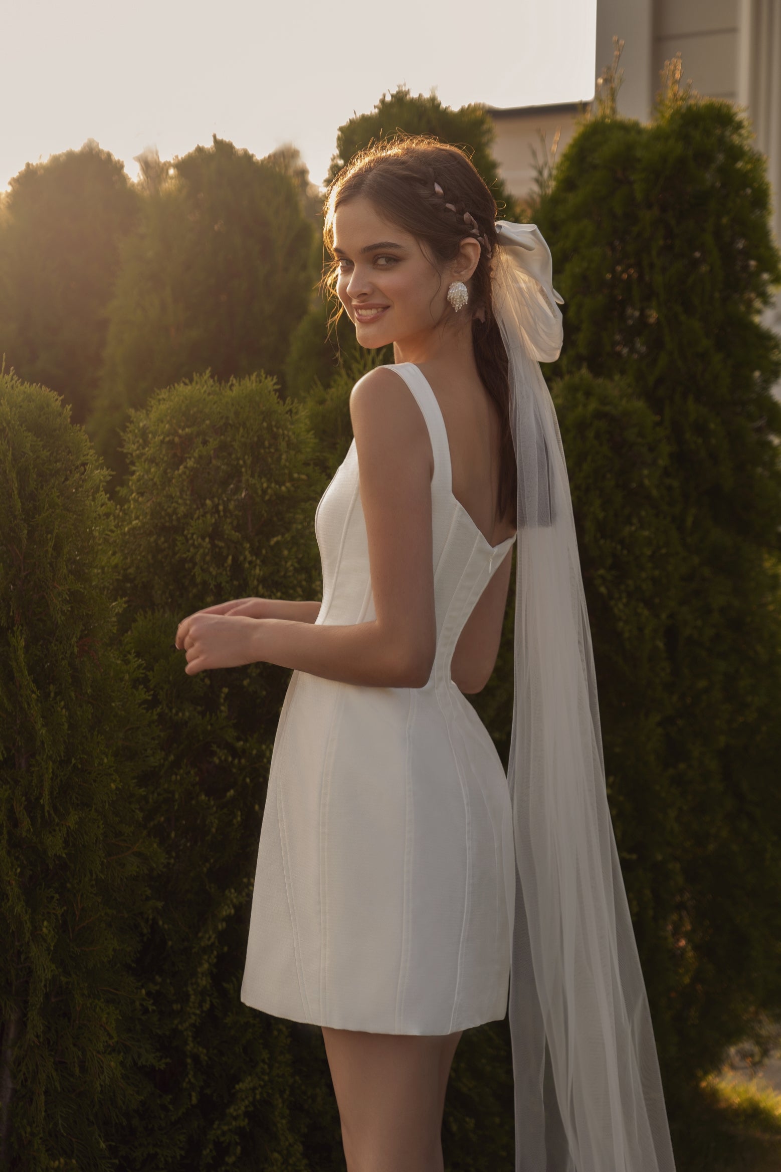 Stunning Mini White Dress HAREM's Brides Stunning Mini White Dress HAREM's Brides