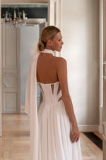 A-Line Wedding Dress with Sweetheart Corset