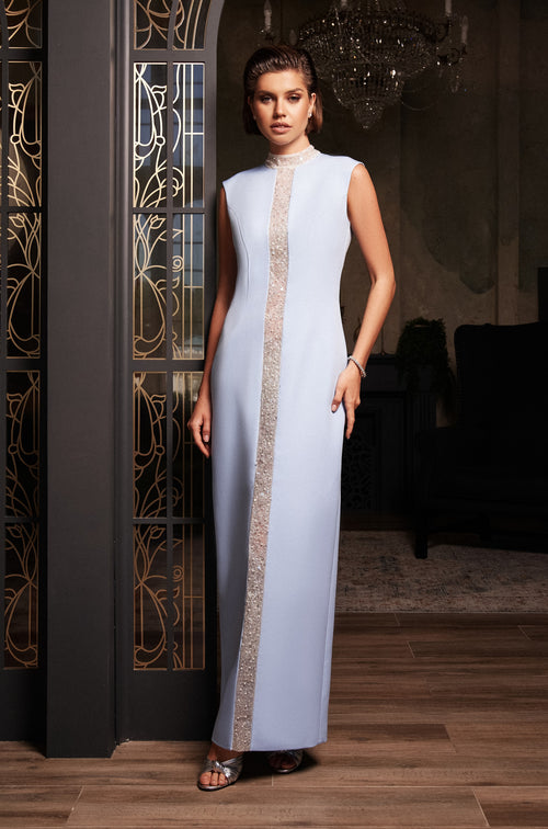 Exquisite High Neck Occasion Dress