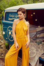 Chic Jumpsuit with Gorgeous Neck and Back Details
