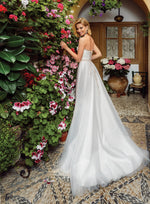 Strapless A-Line Wedding Dress