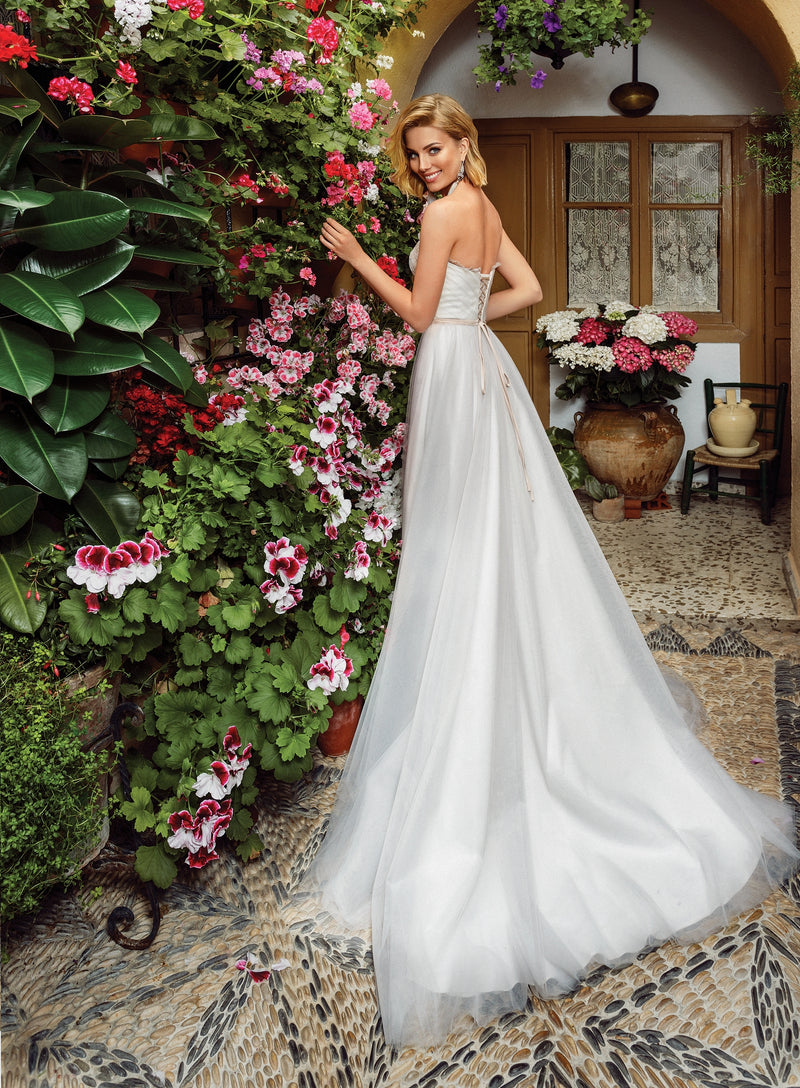 Strapless A-Line Wedding Dress