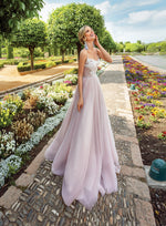 Spaghetti Strap A-Line Sweetheart Colored Gown