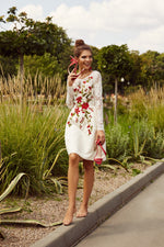 So Chic! Long Sleeve Lace Occasion Dress