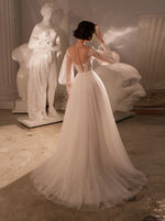Puffy Sleeves A-line Wedding Dress