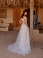 Sweetheart Off-Shoulder Wedding Gown