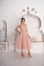 Chich Tulle Midi Dress