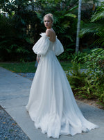 Sweetheart Strapless Wedding Gown with Removable Sleeves