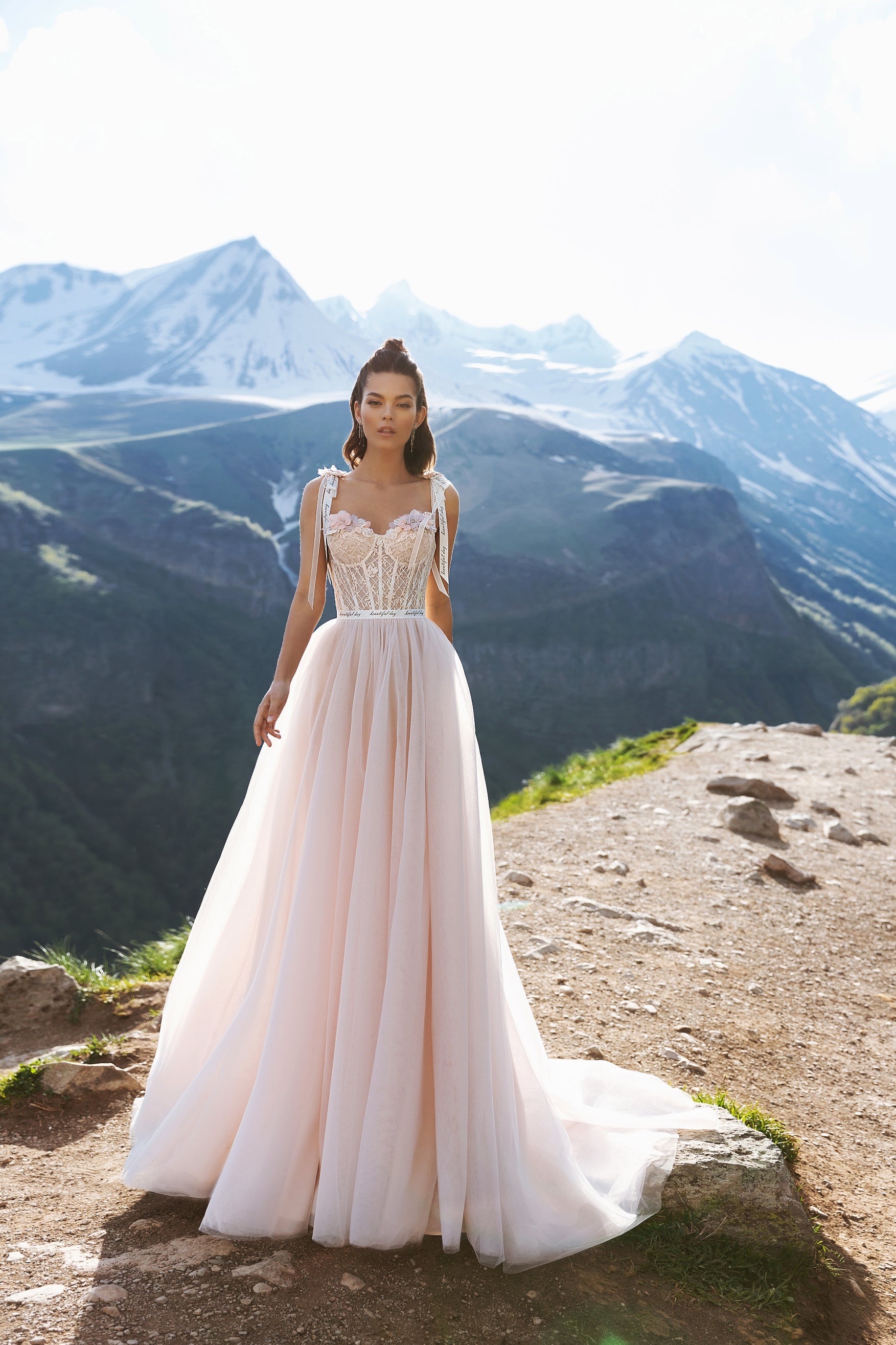 Romantic And Modern Corset A-line Gown