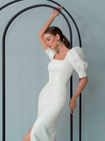 Short Sleeves Wedding Dress