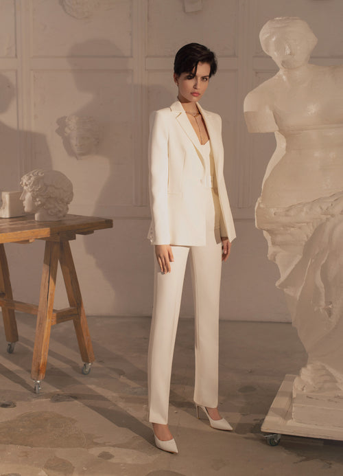 Bridal Jumpsuit with Jacket (Bridal Suit )