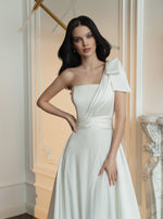 Strapless Wedding Gown with Removable Train