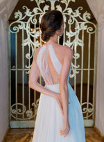 Sleeveless Wedding Dress With Sexy Side Slit