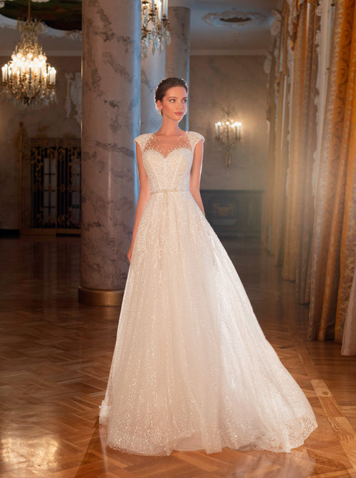 Sleeveless Ball Gown Wedding Dress