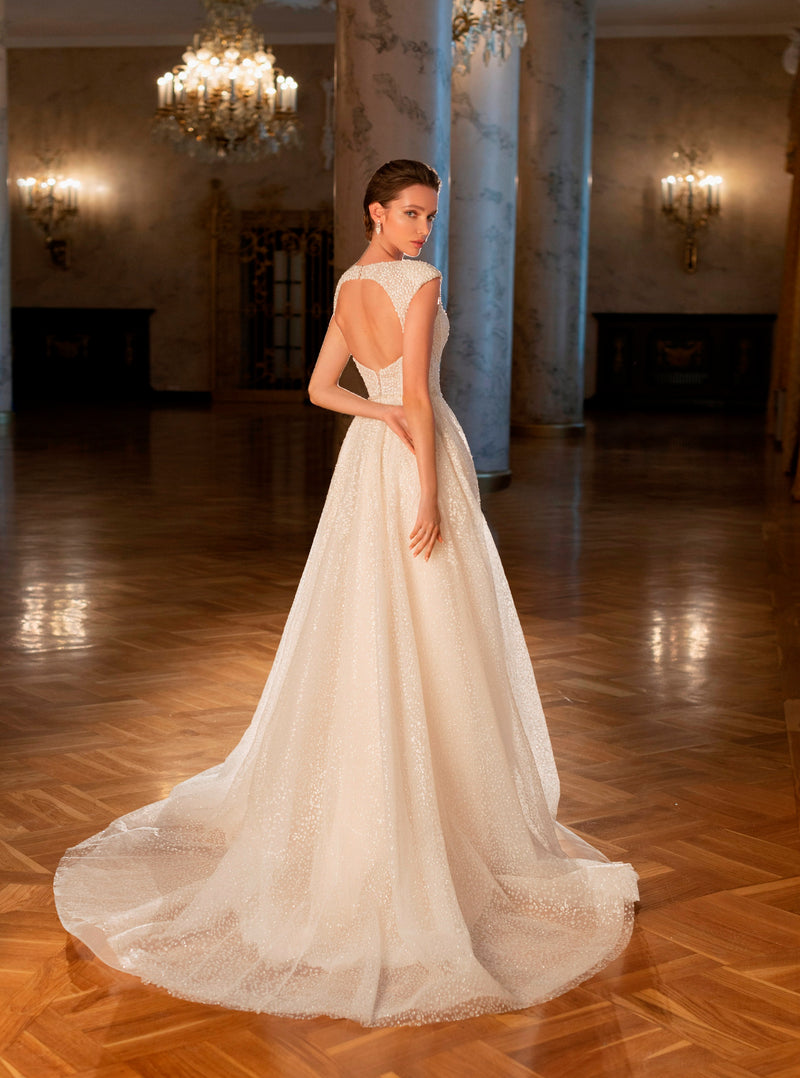 Robe de mariée robe de bal sans manches