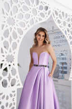 Strapless Mikado Prom Dress