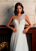 Robe de mariée fourreau chérie