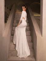 Classy Long Sleeve Mermaid Wedding Dress