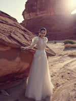 Long Sleeve A-Line Wedding Dress