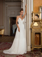 Spaghetti Strap A-Line Wedding Dress